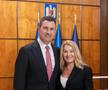 Nadia Comăneci, în biroul lui Ilie Bolojan/ foto: gov.ro