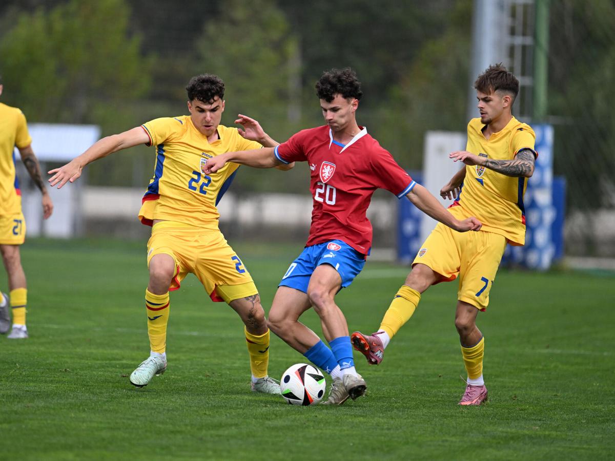 ROMÂNIA U20 - CEHIA U20 // sursă foto: FRF