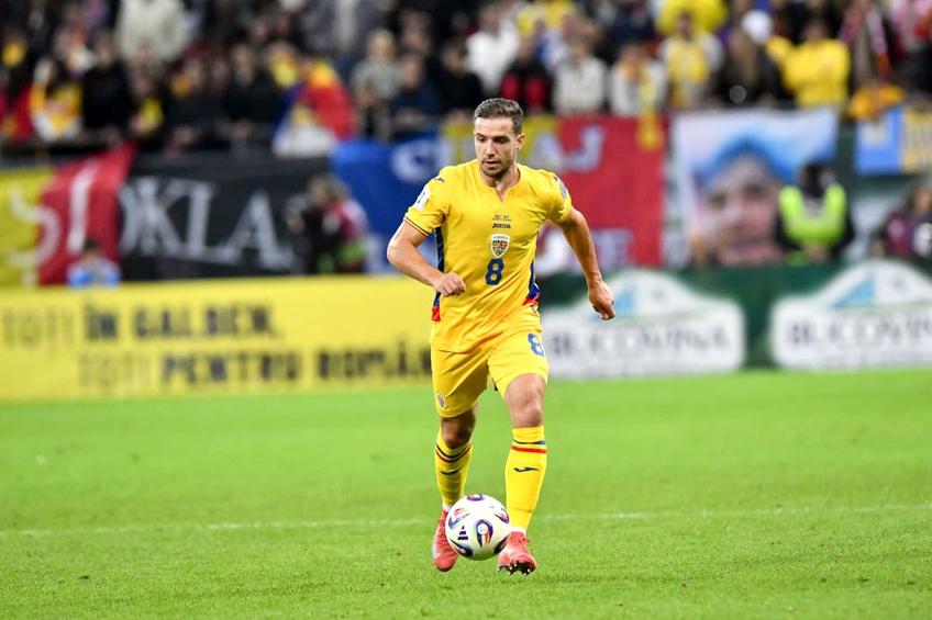 Alex Chipciu, în România - Austria. FOTO: Ionuț Iordache (GSP.ro)