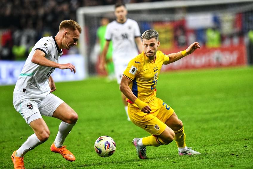 Vlad Dragomir a jucat excelent în România – Austria // FOTO: Cristi Preda (GSP.ro)