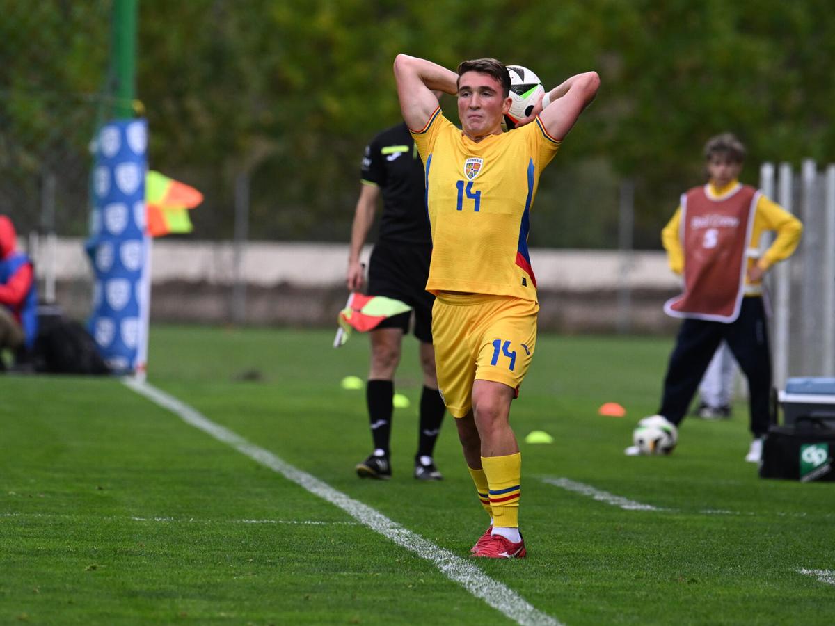 ROMÂNIA U20 - CEHIA U20 // sursă foto: FRF