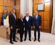Nadia Comăneci, în biroul lui Ilie Bolojan/ foto: gov.ro