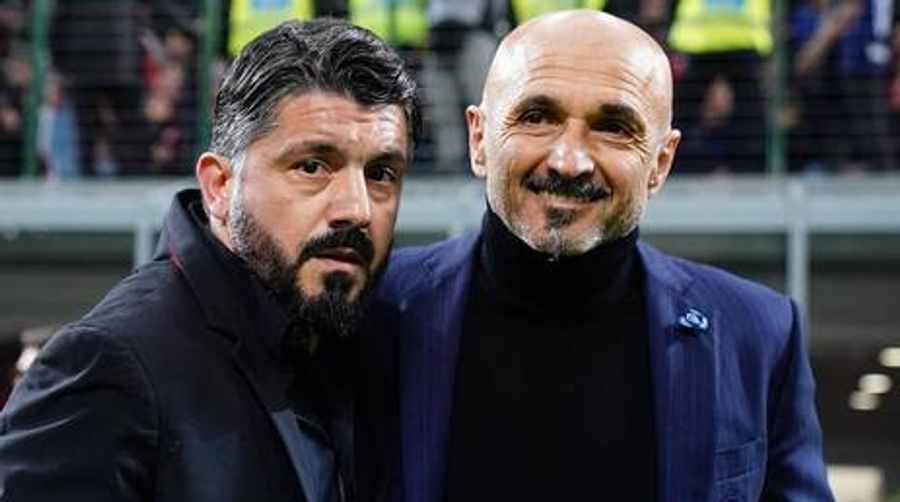 Gennaro Gattuso și Luciano Spalletti, actualul și fostul selecționer al Italiei / Foto: Imago Giorgio Chiellini a intervenit direct pentru noul antrenor » Durata contractului și salariul garantat de Juventus