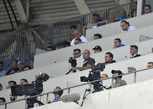 Masa presei pe stadionul Ion Oblemenco, foto: GSP