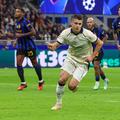 Nicolo Tresoldi, autorul unei „triple” în Inter - Brugge 3-4 / Foto: Imago Images