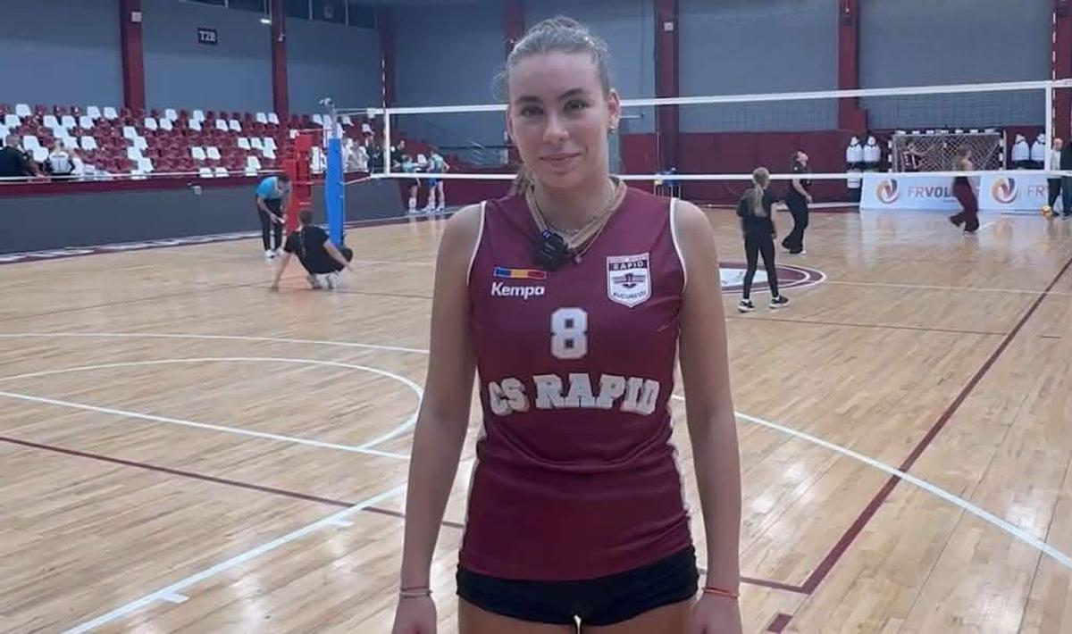 Mara Vasilescu, sora prin alianță a lui Radu Drăgușin, debut în prima ligă de volei