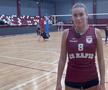 Mara Vasilescu, sora prin alianță a lui Radu Drăgușin, debut în prima ligă de volei