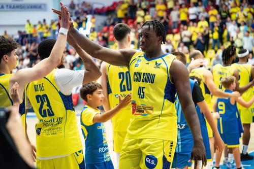 Fousseyni Traore, MVP-ul etapei a doua din LNBM/Foto: Facebook (CSU Sibiu)