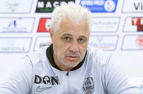 Marius Șumudică, la conferința de presă