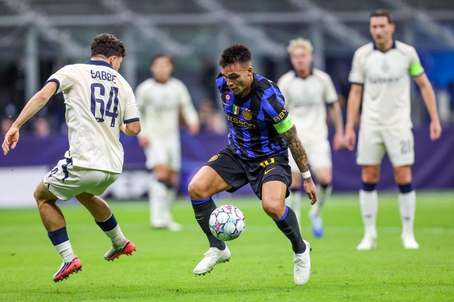 Lautaro Martinez, în Inter - Brugge / Foto: Imago Images Statisticienii au refăcut calculele » Inter, impact major asupra șanselor calificării după eșecul cu Club Brugge!