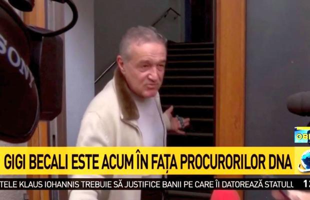 UPDATE // VIDEO Gigi Becali a ieșit de la DNA, după aproape două ore, și a șocat la declarații: „Cum să dezbată Iohannis cu o femeie?!”
