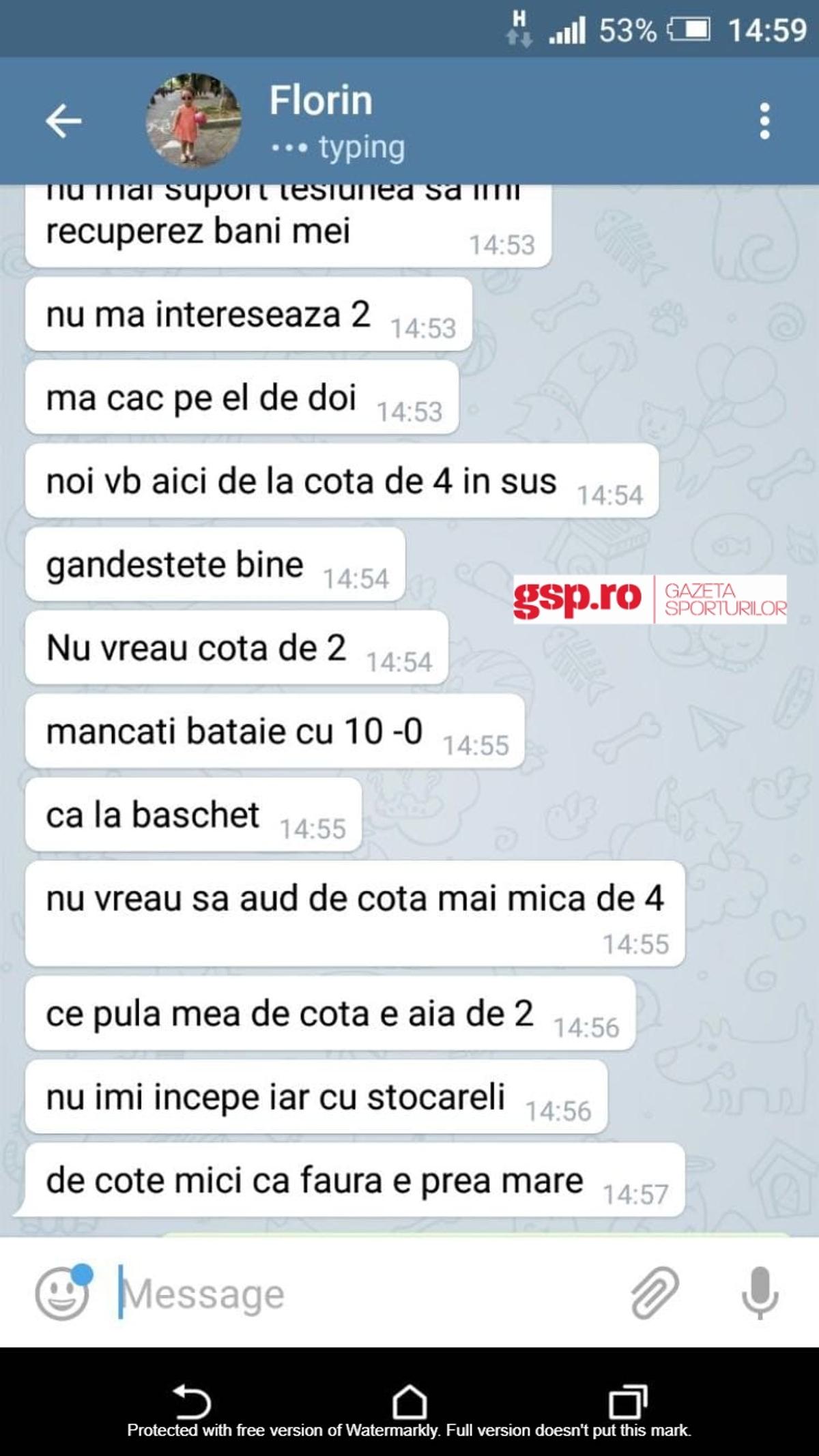 EXCLUSIV Jucători „blatiști” din Liga 2, amenințați cu moartea pe Telegram: „Bag baioneta în tine, mă duc la pușcărie!” » Percheziții și mandate de aducere într-un dosar de trucare de meciuri