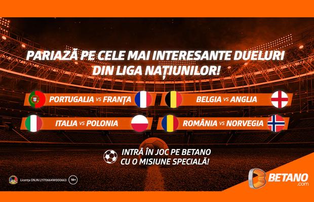 Liga Națiunilor: Cote Mărite, Mii de Opțiuni și o Misiune pe Betano!