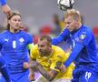 Denis Alibec (în galben), în România - Islanda 0-0 // foto: Imago Images