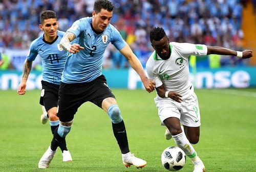 Fahad Al-Muwallad, în dreapta, la Campionatul Mondial din 2018 // foto: Guliver/gettyimages