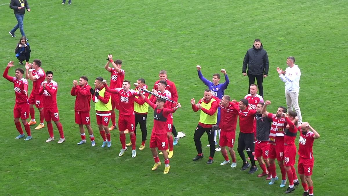 Tiki-Taka Dinamo. „Câinii” s-au distrat cu Dumbrăvița și au urcat în clasament