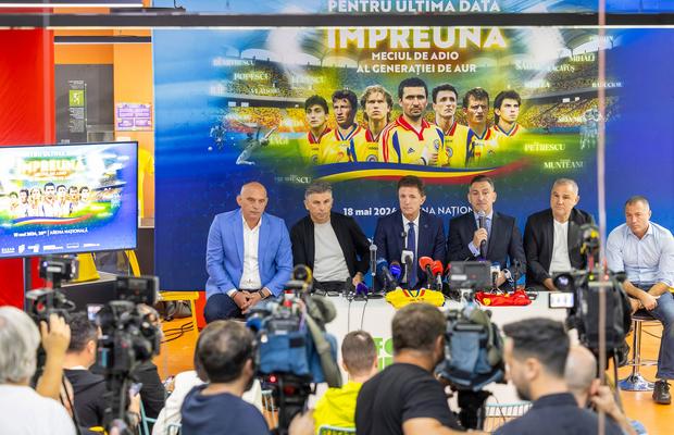 10.000 de bilete s-au vândut pentru meciul de adio al „Generației de Aur” din mai 2024 » Gică Popescu: „Să fie o bucurie a oamenilor”