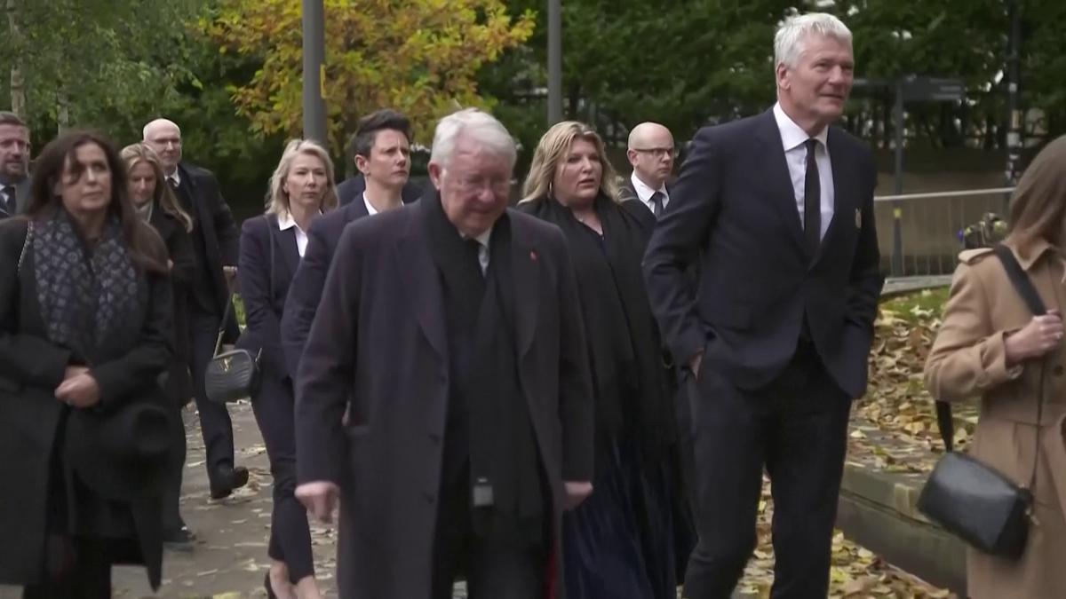 Cortegiul funerar al lui Bobby Charlton