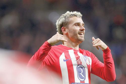Antoine Griezmann a intrat în istoria lui Atletico. Foto: Twitter