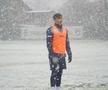 Alexandru Musi // Naționala U20, antrenament în zăpadă/ foto FRF.ro