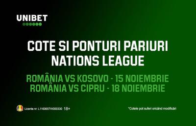 Cote și ponturi pariuri pentru duelurile României cu Kosovo și Cipru