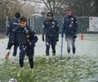 Rareș Pop // Naționala U20, antrenament în zăpadă/ foto FRF.ro