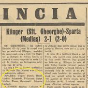 Wilhelm Mulbacher a jucat cel mai mult în țară la Sparta Mediaș