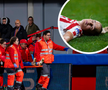 Accidentare horror în Liga Campionilor » A rămas inconștientă pe gazon: ultimele detalii