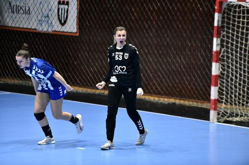 Iulia Dumanska în Minaur - Slatina / FOTO: Dragomir Ovidiu (Facebook Minaur Baia Mare)