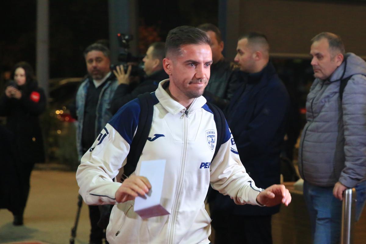 Sosirea echipei naţionale la hotelul Zenica