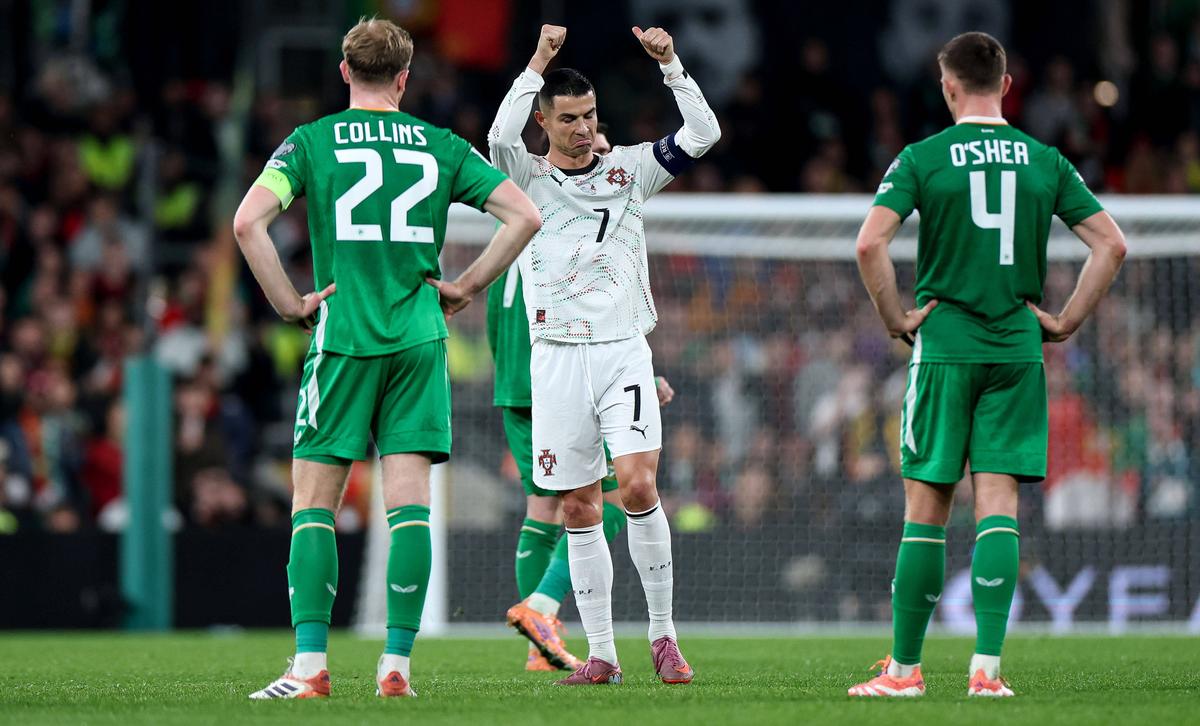 Cristiano Ronaldo, eliminat în Irlanda - Portugalia