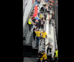 Scandal fani Vâlcea la Gloria Bistrița / foto: capturi Facebook