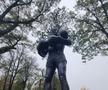Statuia lui Helmut Duckadam, dezvăluită la Semlac