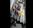 Scandal fani Vâlcea la Gloria Bistrița / foto: capturi Facebook