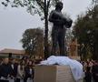 Statuia lui Helmut Duckadam, dezvăluită la Semlac