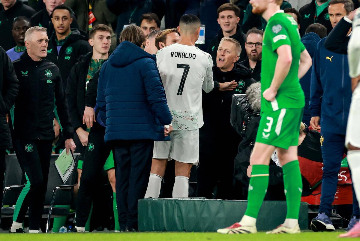 Cristiano Ronaldo, eliminat în Irlanda - Portugalia