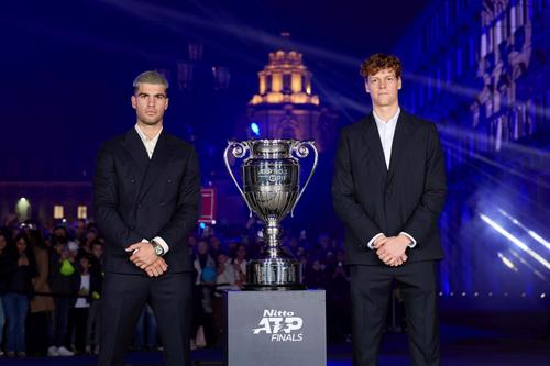 Carlos Alcaraz și Jannik Sinner/Foto: Guliver/Getty Images