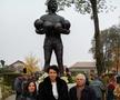 Statuia lui Helmut Duckadam, dezvăluită la Semlac