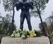 Statuia lui Helmut Duckadam, dezvăluită la Semlac