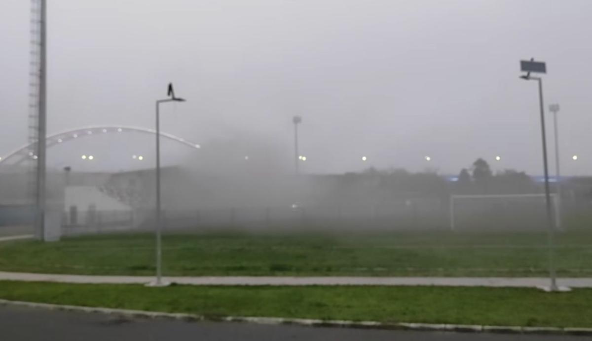 Incendiu la stadionul din Cernavodă