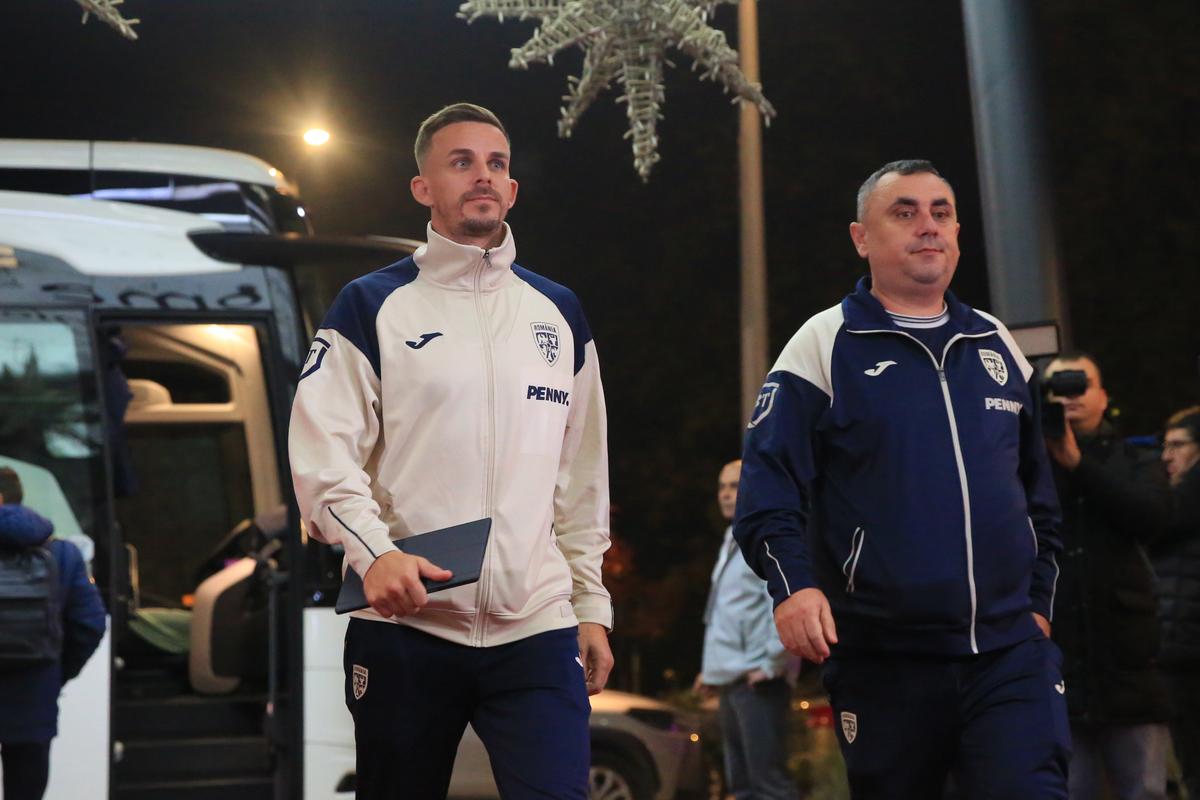 Sosirea echipei naţionale la hotelul Zenica