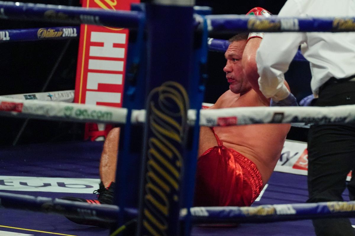 VIDEO + FOTO Anthony Joshua, KO devastator în meciul cu Kubrat Pulev! Cine l-a provocat imediat după: „A făcut pe el în direct la TV”