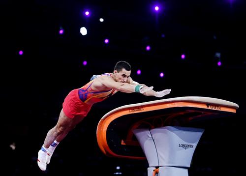 Marian Drăgulescu în acțiune FOTO Guliver/GettyImages