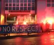 FOTO+VIDEO. Fanii lui CFR Cluj, protest înaintea meciului cu FCSB » Torțe în Gruia + mesaj ironic pentru UEFA