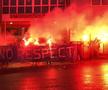 Fanii lui CFR Cluj s-au adunat în număr mic lângă stadionul „Dr. Constantin Rădulescu” chiar înaintea meciului cu FCSB din Liga 1
