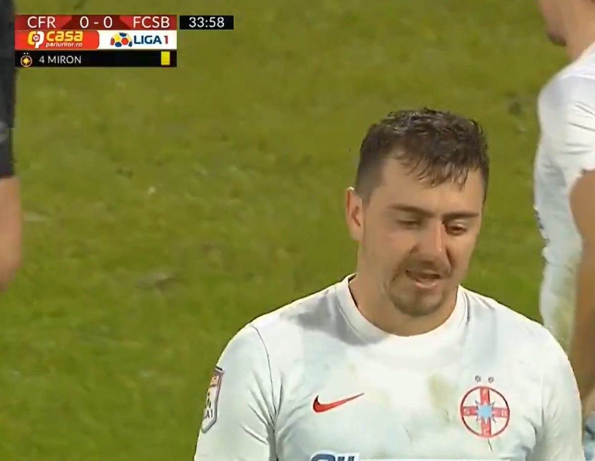 CFR CLUJ - FCSB. Lovitură pentru roș-albaștri! Un titular a luat „galben” și va lipsi cu Craiova