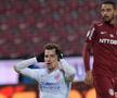 CFR CLUJ - FCSB. Darius Olaru (22 de ani, mijlocaș defensiv) a comis o gafă imensă în a doua repriză a confruntării din Gruia, în minutul 73, când gazdele conduceau deja cu 1-0.