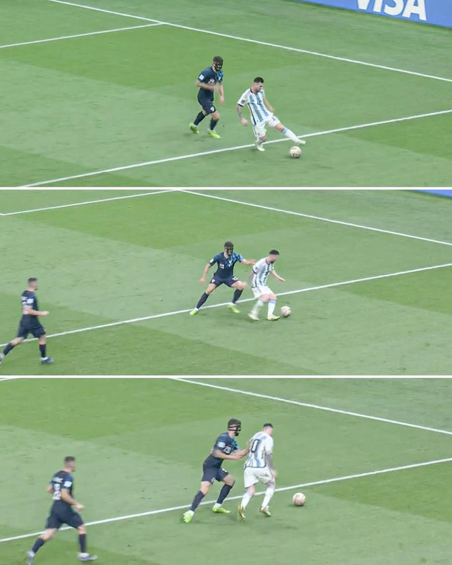 Argentina - Croația 3-0 » „Pume” fabuloase! Messi și Julian Alvarez le-au ascuns mingea croaților și au dus-o pe Argentina la un pas de marele vis
