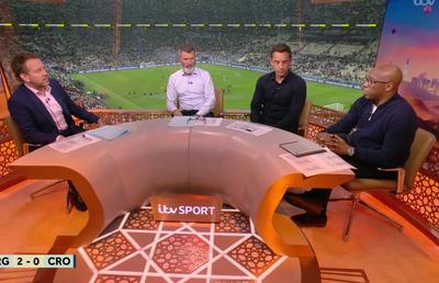Legendarii Neville, Wright și Keane contestă penalty-ul primit de Argentina în semifinala cu Croația » Schimb tensionat de replici în direct la TV