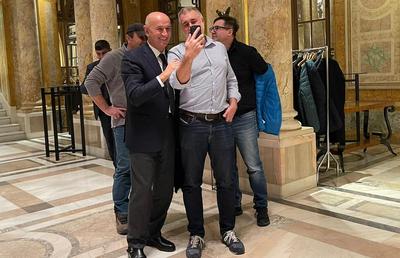 Apariție rară! Cum a fost surprins George Copos la sărbătoarea dinamoviștilor
